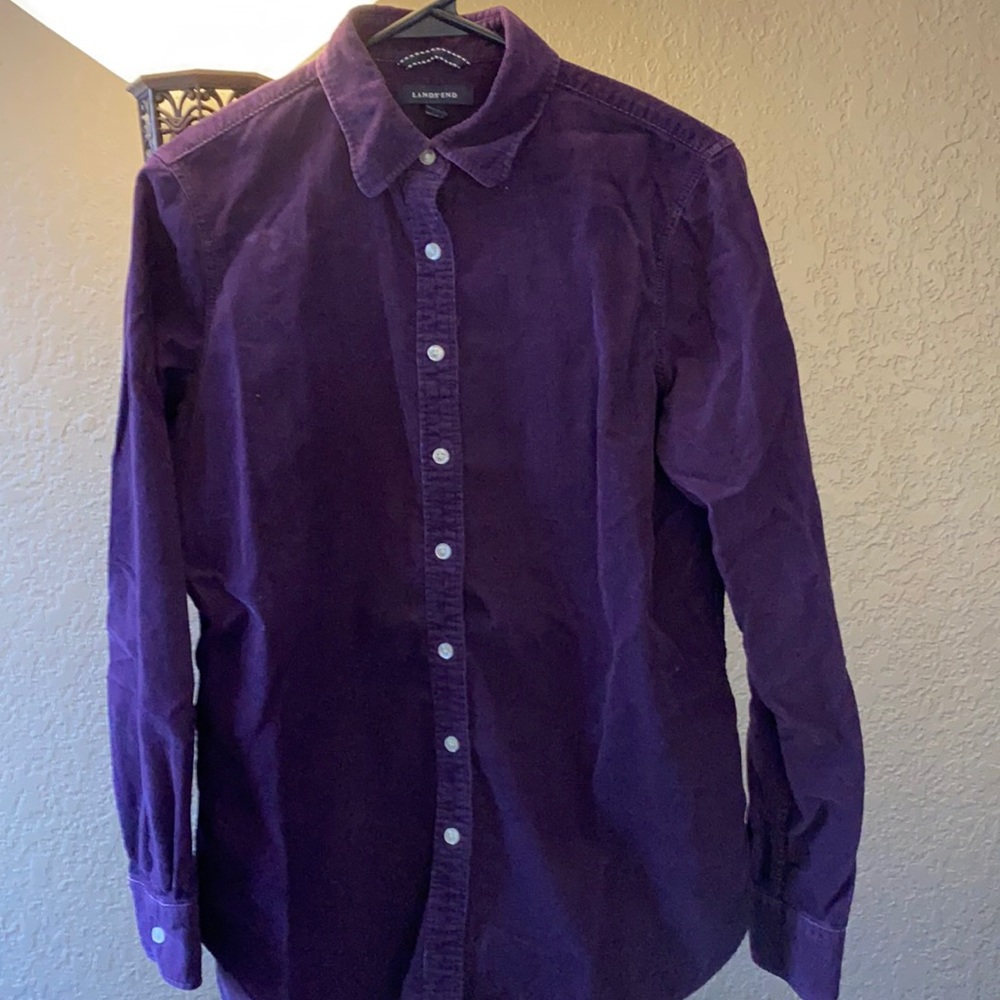 Lands End Corduroy Shirt